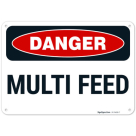 Multi Feed OSHA Sign