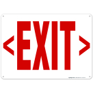 Exit With Right and Left Arrow Sign
