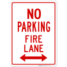 No Parking Sign, Fire Lane Sign