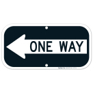 One Way Sign, With Left Arrow