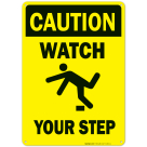 Safety Sign, Watch Your Step Sign