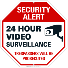 Video Surveillance Sign, Surveillance Sign