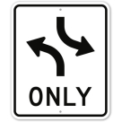 MUTCD Two Way Left Turn R3-9A Sign