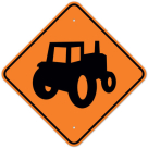 MUTCD Farm Equipment Orange W11-5a Sign