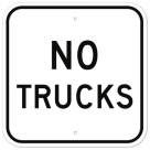 MUTCD No Trucks R5-2A Sign