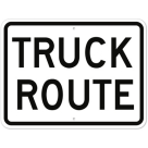 MUTCD Truck Route R14-1 Sign