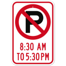 MUTCD No Parking R7-2a Sign