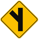 MUTCD Left Turn Arrow W2-3 Sign