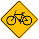 MUTCD Bicycle W11-1 Sign