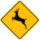 MUTCD Deer W11-3 Sign