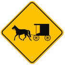 MUTCD Horse W11-14 Sign