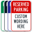 Reserved Parking Sign, Custom Parking Sign for Parking Lots, Businesses and Schools