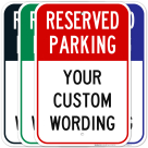 Sigo Signs Reserved Parking Sign, Custom Parking Sign for Parking Lots, Businesses and Schools