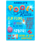 Custom Pool Rule Signs, Personalized Sign for Pool, Gift for Family, Friends, Him and Her Sign