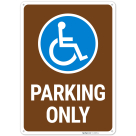 Parking Only Sign, (SI-74697)