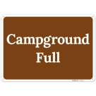 Campground Full Sign,