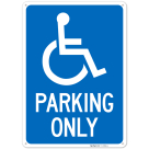 Parking Only Sign, (SI-74894)