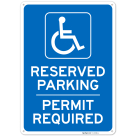 Reserved Parking Permit Required Sign, (SI-74918)