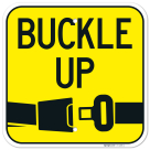 Buckle Up Sign,