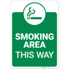 Smoking Area Sign,