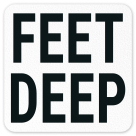 Feet Deep Vinyl Adhesive Pool Depth Marker,