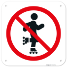 No Rollerblading Sign,