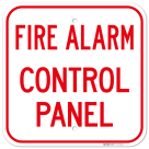 Fire Alarm Control Panel Sign,