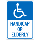 Handicap Or Elderly Sign,
