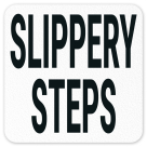 Slippery Steps Vinyl Adhesive Pool Depth Marker,