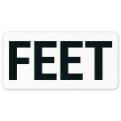 Feet Vinyl Adhesive Pool Depth Marker, (SI-7566)