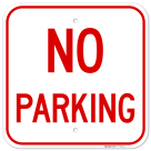 No Parking Vehicle Will Be Towed At Your Own Cost Spanish Sign,