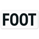 Foot Vinyl Adhesive Pool Depth Marker, (SI-7567)