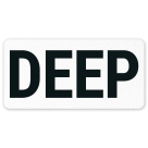 Deep Vinyl Adhesive Pool Depth Marker, (SI-7568)