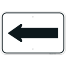 One Direction Left Arrow Sign,