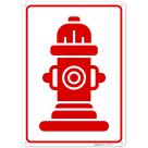 Fire Hydrant Symbol Sign,