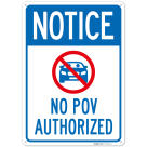 Notice No Pov Authorized Sign,