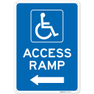 Access Ramp Sign, (SI-75822)