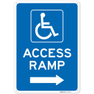 Access Ramp Sign, (SI-75823)