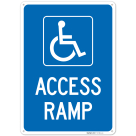 Access Ramp Sign, (SI-75824)