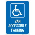 Van Accessible Parking Sign,