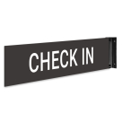 Check In Projecting Sign, Double Sided,