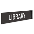 Library Projecting Sign, Double Sided,