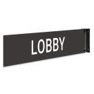 Lobby Projecting Sign, Double Sided,