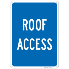 Roof Access Sign, (SI-75953)