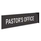 Pastor's Office Projecting Sign, Double Sided,