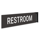 Restroom Projecting Sign, Double Sided,