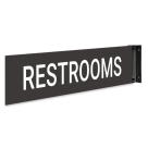 Restrooms Projecting Sign, Double Sided, (SI-7599)