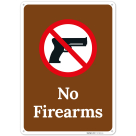 No Firearms Sign,