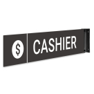 Cashier Projecting Sign, Double Sided,