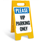 Please Vip Parking Only Sidewalk Sign Kit,